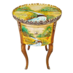 Meadow Mirage Round Wooden Table